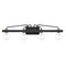 Designers Fountain Ravella 33.25in 4-Light Black Industrial Indoor Vanity Light with Old Satin Brass Accents 94204-BK - alternate 1